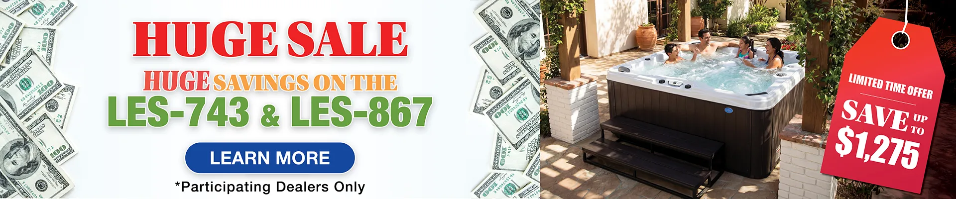 Calspas hot tub being used in a family setting - Norwalk